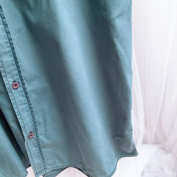 Blue Short Sleeve Utility Collared Pocket Shirt XL - Picture 5 of 9